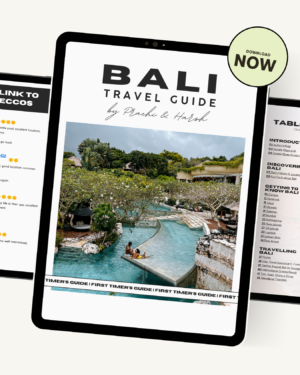Bali Travel Ebook + Google Maps Pins